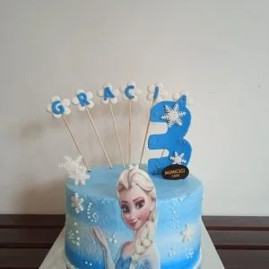 Kue Ulang Tahun Custom Cake Tema Frozen