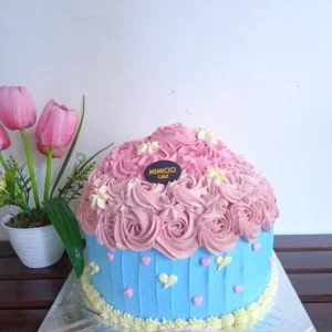Wedding Cake Hiasan Bunga